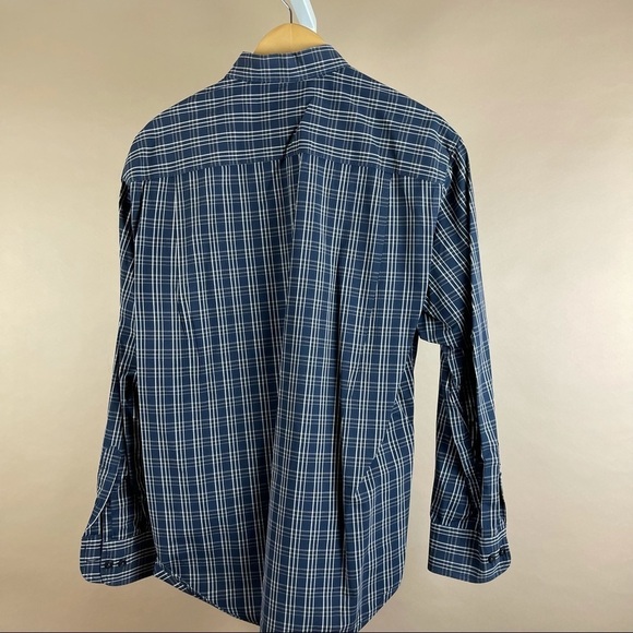 Men's Haggar & Dockers Medium Check Button Up Shirt 2 Pack Set Office - Picture 4 of 16